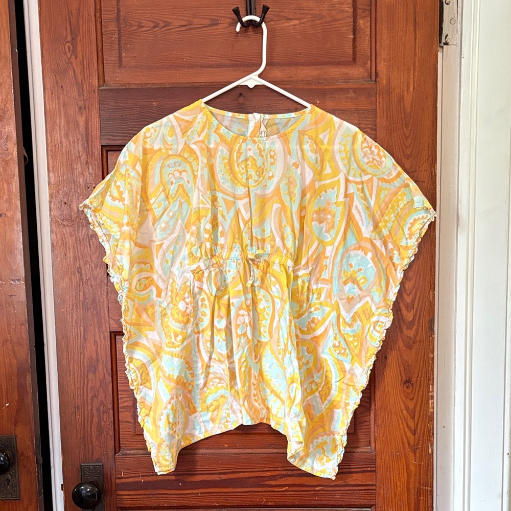 Janie and Jack Rachel Zoe Paisley Caftan Cover-up size 10